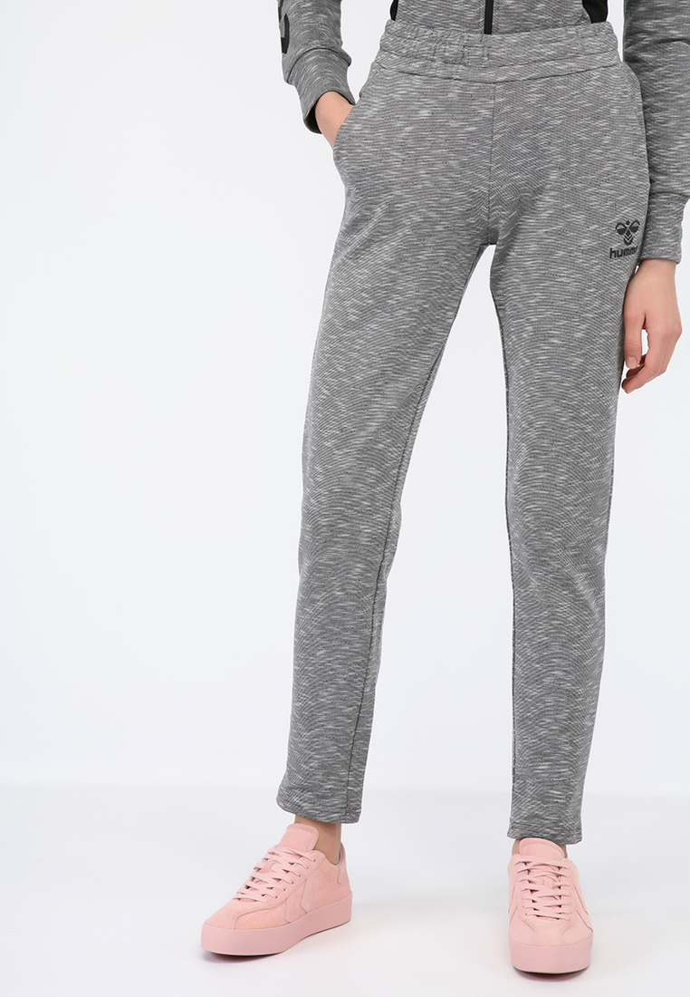 Кофта  HMLELENA ZIP HOODIE 201-816-2007-XS Взрослые Женский СЕРЫЙ