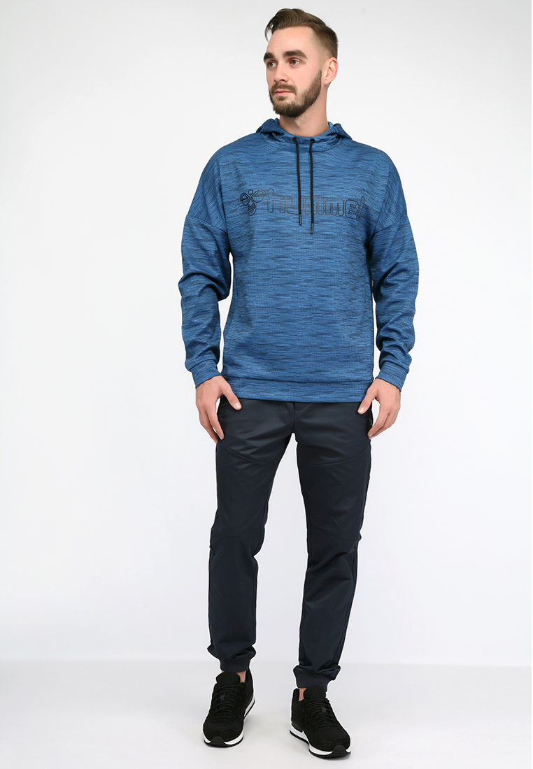 Худи  HMLLIAM HOODIE 201-679-8248-S Взрослые Мужской ТЕМНО-СИНИЙ