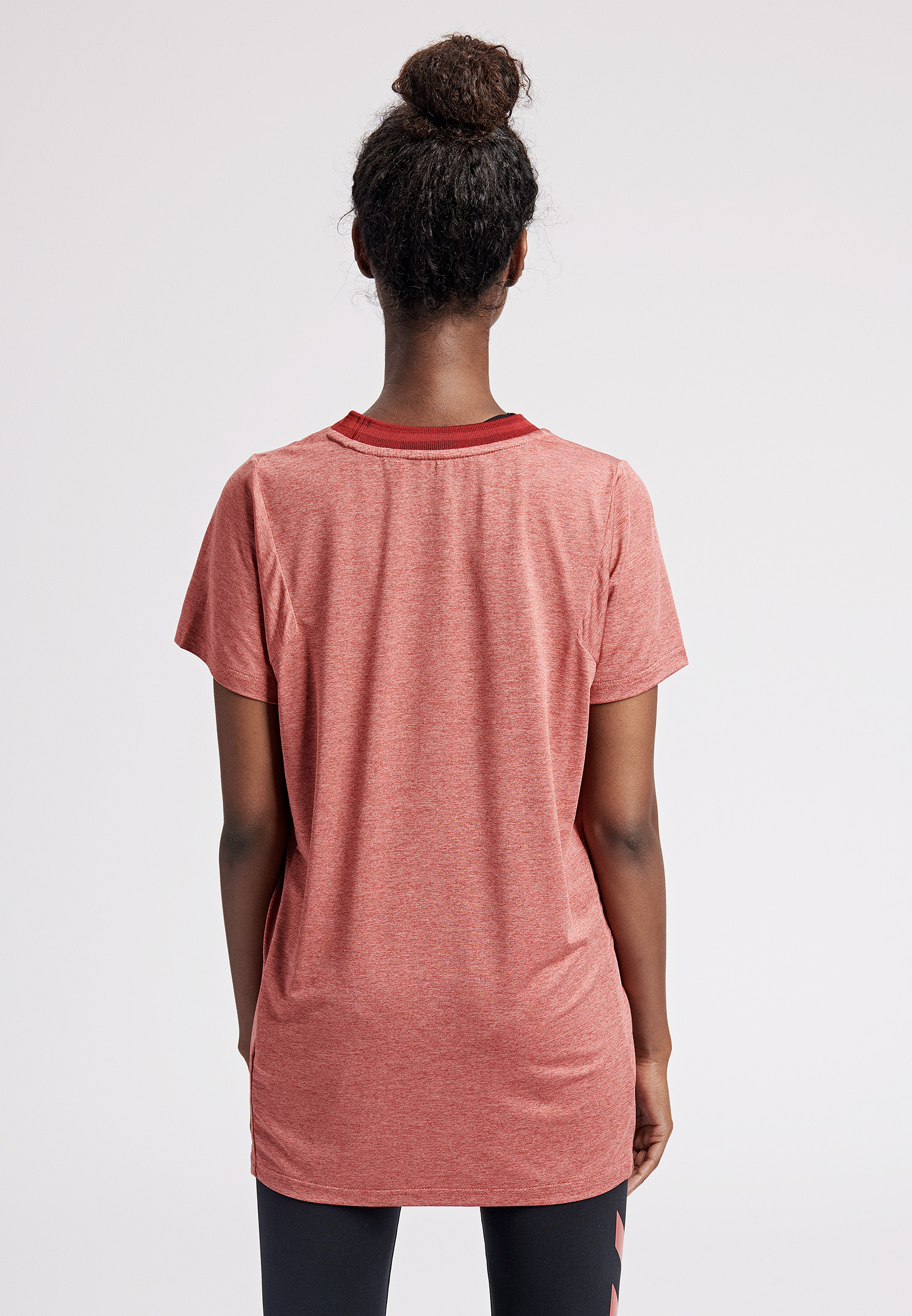 Футболка HMLCAMI T-SHIRT S/S 201-708-3499-XS Взрослые Женский КРАСНЫЙ