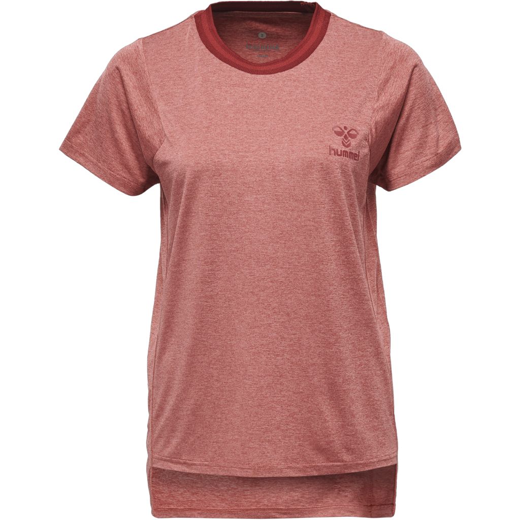 Футболка HMLCAMI T-SHIRT S/S 201-708-3499-XS Взрослые Женский КРАСНЫЙ
