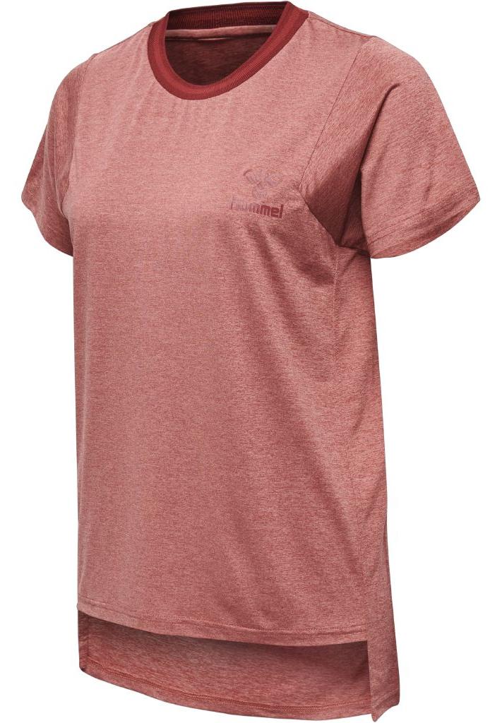Футболка HMLCAMI T-SHIRT S/S 201-708-3499-S Взрослые Женский КРАСНЫЙ