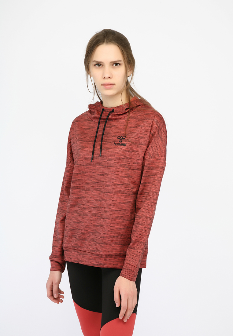 Худі HMLDIVA SWEATSHIRT 202-004-3499-XS Дорослі Жіноча ЧЕРВОНИЙ