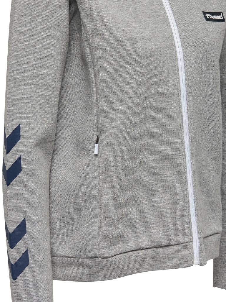 Кофта CLASSIC BEE HMLKATE ZIP JACKET 200-253-2006-XS Взрослые Женский СЕРЫЙ