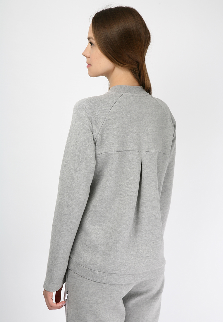 Кофта CLASSIC BEE HMLKATE ZIP JACKET 200-253-2006-XL Взрослые Женский СЕРЫЙ