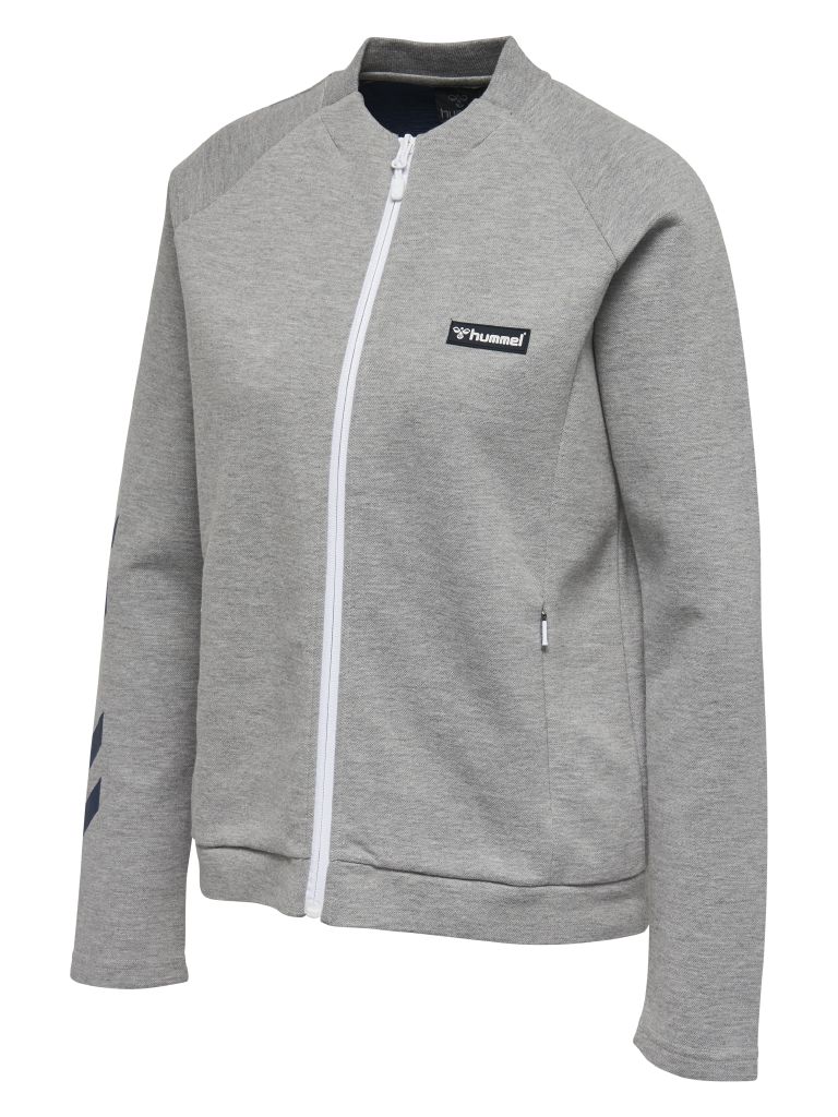 Кофта CLASSIC BEE HMLKATE ZIP JACKET 200-253-2006-S Взрослые Женский СЕРЫЙ