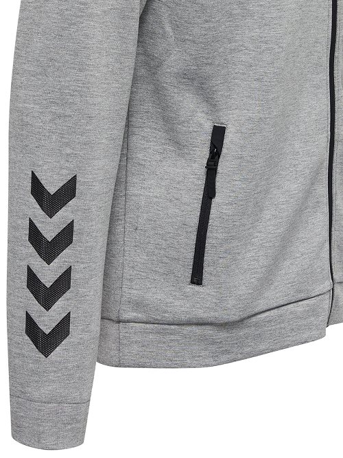 Кофта CLASSIC BEE HMLGUY ZIP JACKET 200-174-2006-L Взрослые Мужской СЕРЫЙ