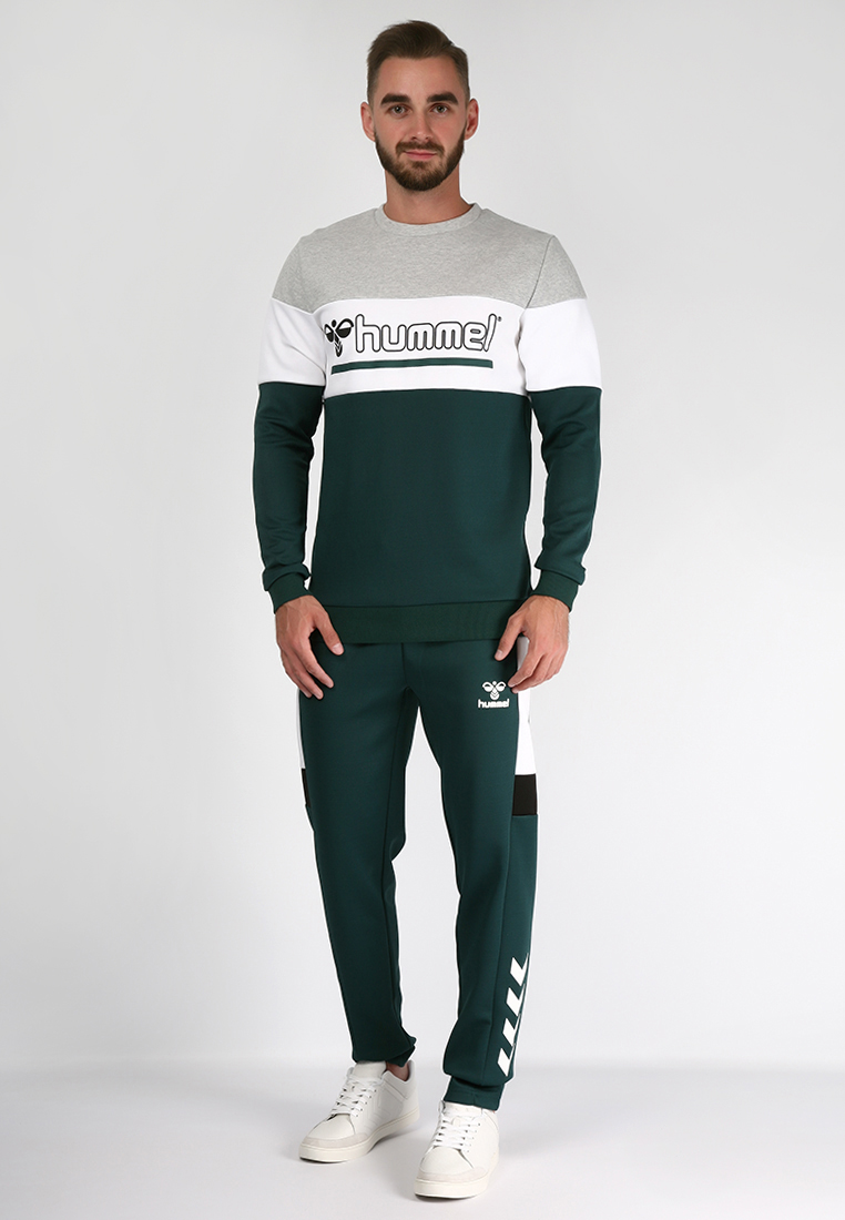 Світшоти HMLMATTI SWEATSHIRT 200-463-6712-S Дорослі Чоловіча ТЕМНО-ЗЕЛЕНИЙ
