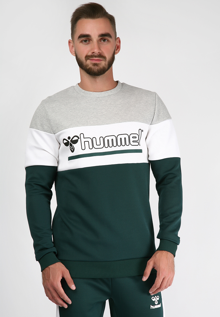Світшоти HMLMATTI SWEATSHIRT 200-463-6712-S Дорослі Чоловіча ТЕМНО-ЗЕЛЕНИЙ
