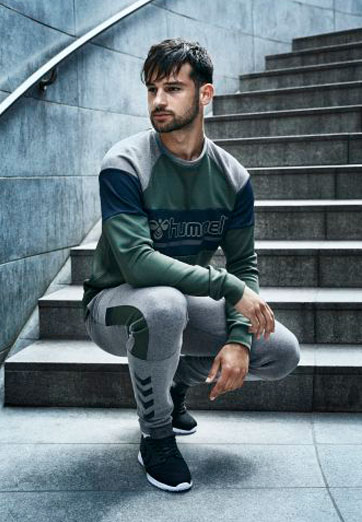 Свитшот CLASSIC BEE ORION SWEATSHIRT 033-563-6173-S Взрослые Мужской ХАКИ