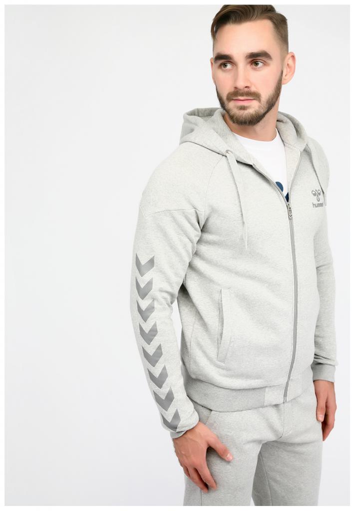Кофта CLASSIC BEE ZEN ZIP JACKET 033-310-2006-XL Взрослые Мужской СЕРЫЙ