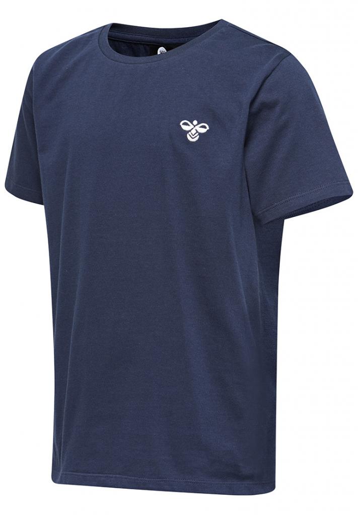 Футболка UNI T-SHIRT S/S 202-878-1009-164 Подростки и дети Унисекс ТЕМНО-СИНИЙ