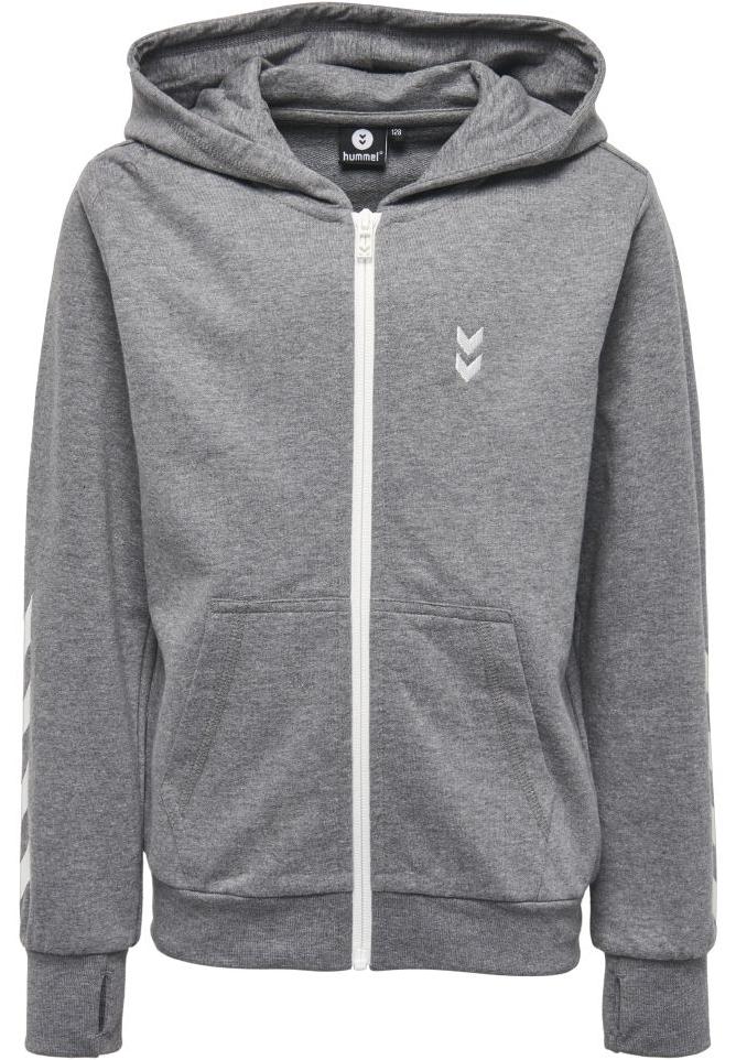 Кофта HMLKILLIAN ZIP JACKET 201-162-2800-128 Підлітки і діти Унісекс СІРИЙ