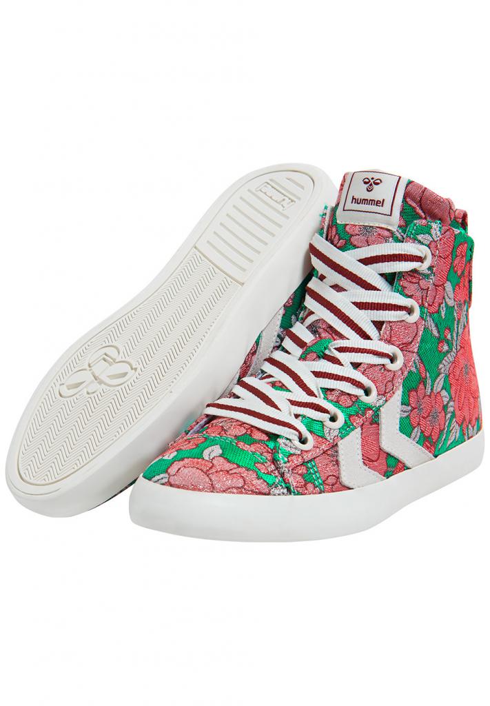 Кеды высокие STRADA FLOWERS JR 203-330-6700-35 Подростки и дети Женский МУЛЬТИКОЛОР