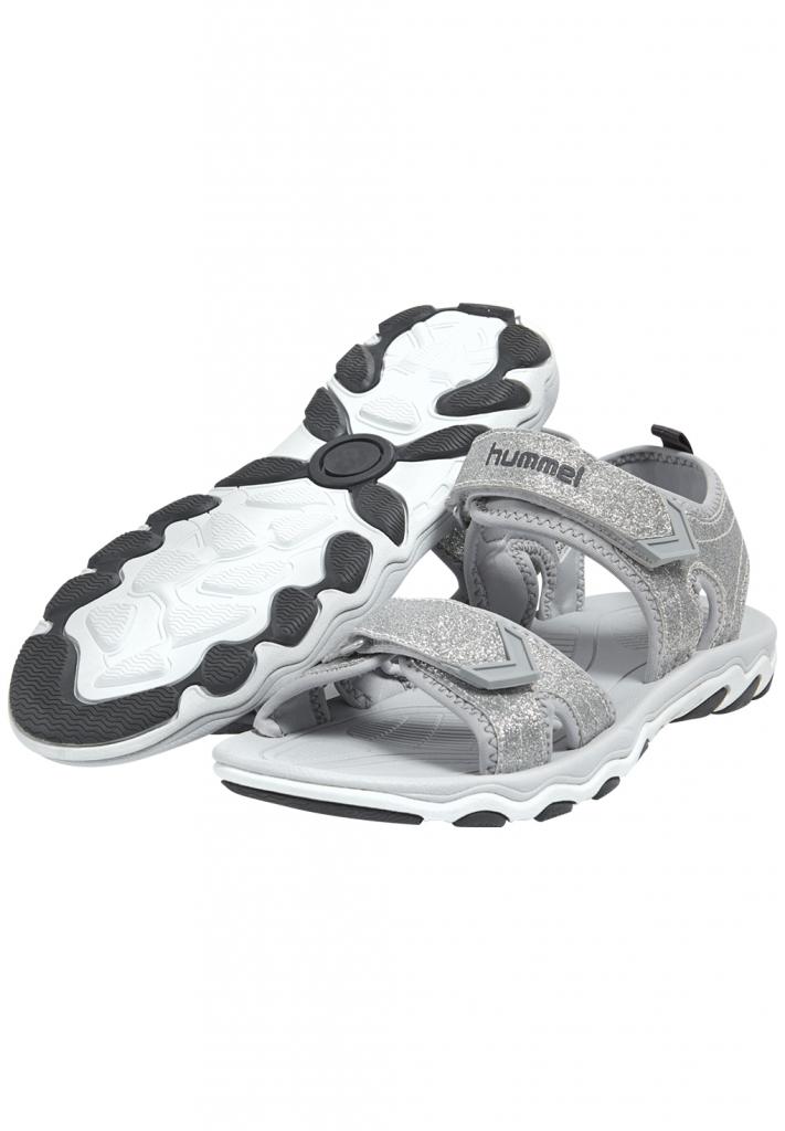 Босоножки SANDAL GLITTER JR 203-306-1508-34 Подростки и дети Унисекс СЕРЫЙ