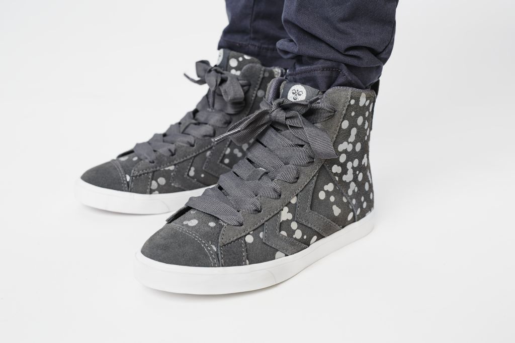 Кеды демисезонные детские  STRADA DOTS JR 165-039-2600-37 Подростки и дети Унисекс СЕРЫЙ