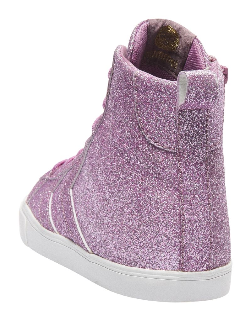 Кеди демісезонні дитячі STRADA GLITTER JR 165-082-8382-32 Підлітки і діти Унісекс ФІОЛЕТОВИЙ