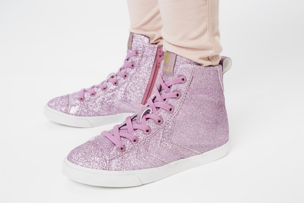 Кеди демісезонні дитячі STRADA GLITTER JR 165-082-8382-32 Підлітки і діти Унісекс ФІОЛЕТОВИЙ