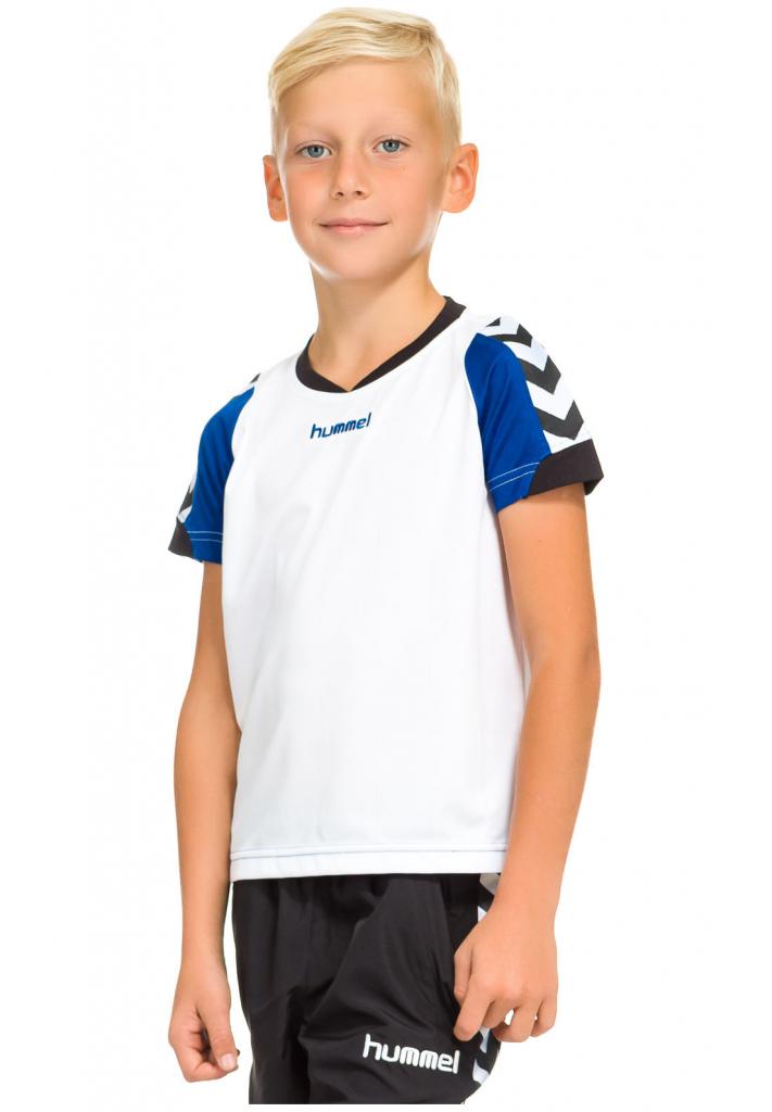 Футболка детская BEE AUTHENTIC SS JERSEY 103-909-9368-4Y Малыши;Подростки и дети Унисекс БЕЛЫЙ-СИНИЙ