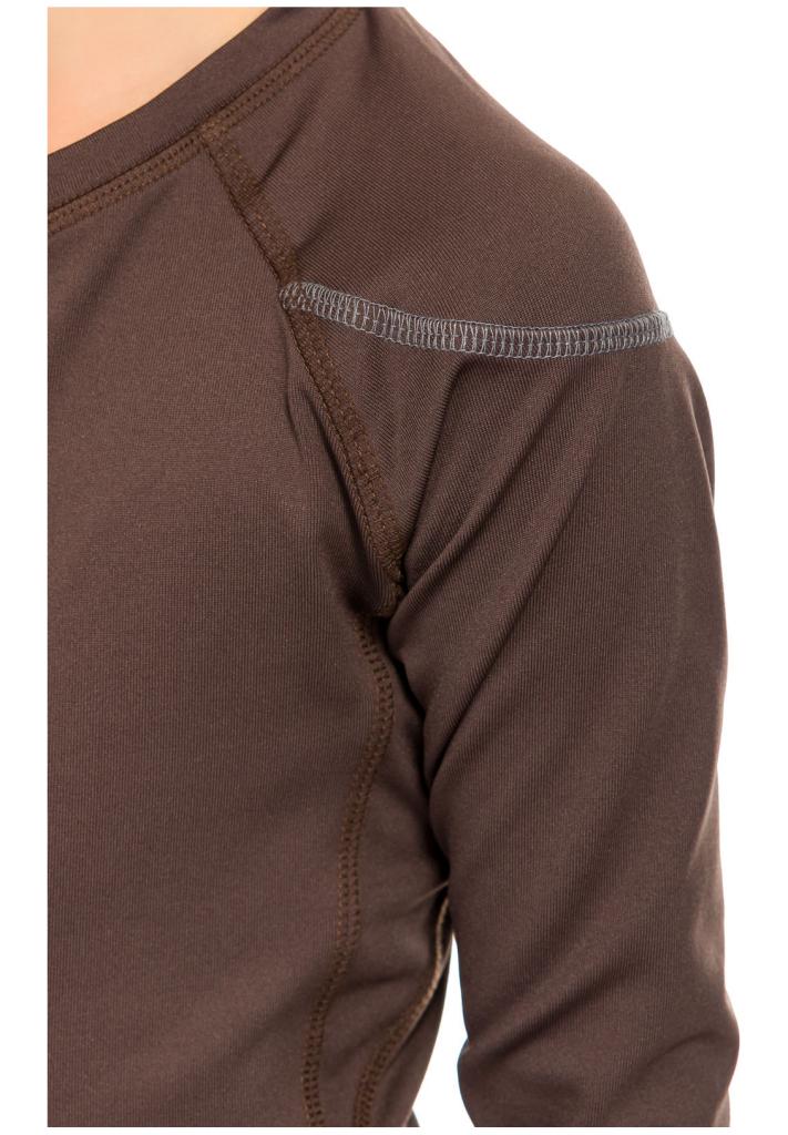 Реглан дитячий UNDERLAYER L / S JERSEY 104-274-8026-12Y Підлітки і діти Чоловіча КОРИЧНЕВИЙ
