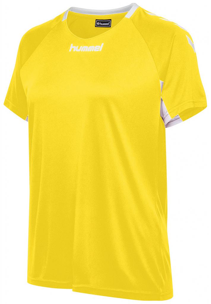 Футболка CORE TEAM JERSEY WOMAN S/S 203-438-5001-XS Взрослые Женский ЖЕЛТЫЙ