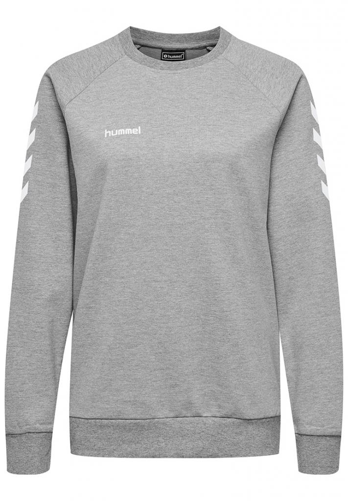 Світшоти HUMMEL GO COTTON SWEATSHIRT WOMAN 203-507-2006-M Дорослі Жіноча СІРИЙ