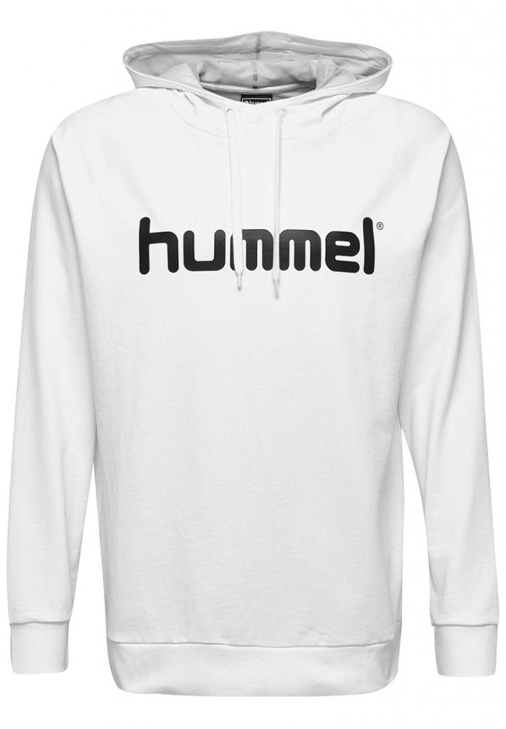 Худи HMLGO COTTON LOGO HOODIE 203-511-9001-M Взрослые Мужской БЕЛЫЙ