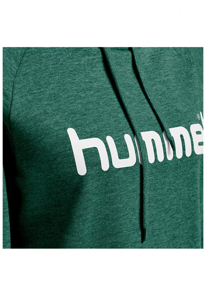 Худи женский HMLGO COTTON LOGO HOODIE WOMAN 203-517-6140-XS Взрослые Женский ЗЕЛЁНЫЙ