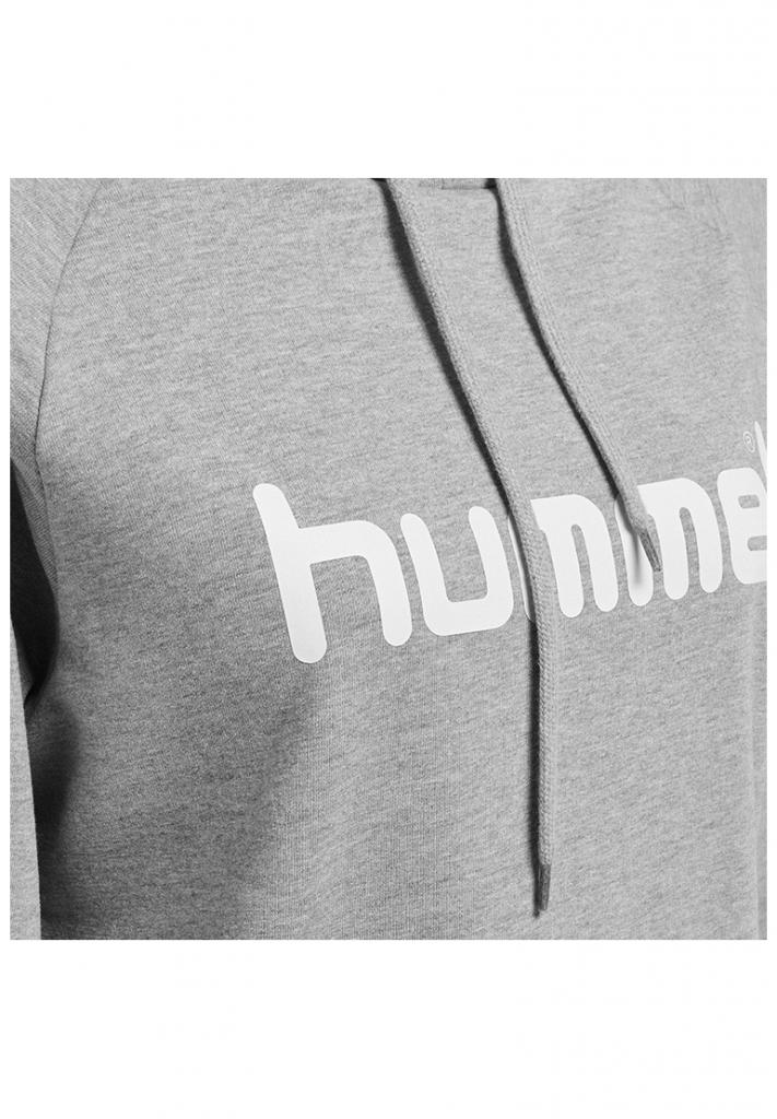 Худі жіночий HMLGO COTTON LOGO HOODIE WOMAN 203-517-2006-M Дорослі Жіноча СІРИЙ