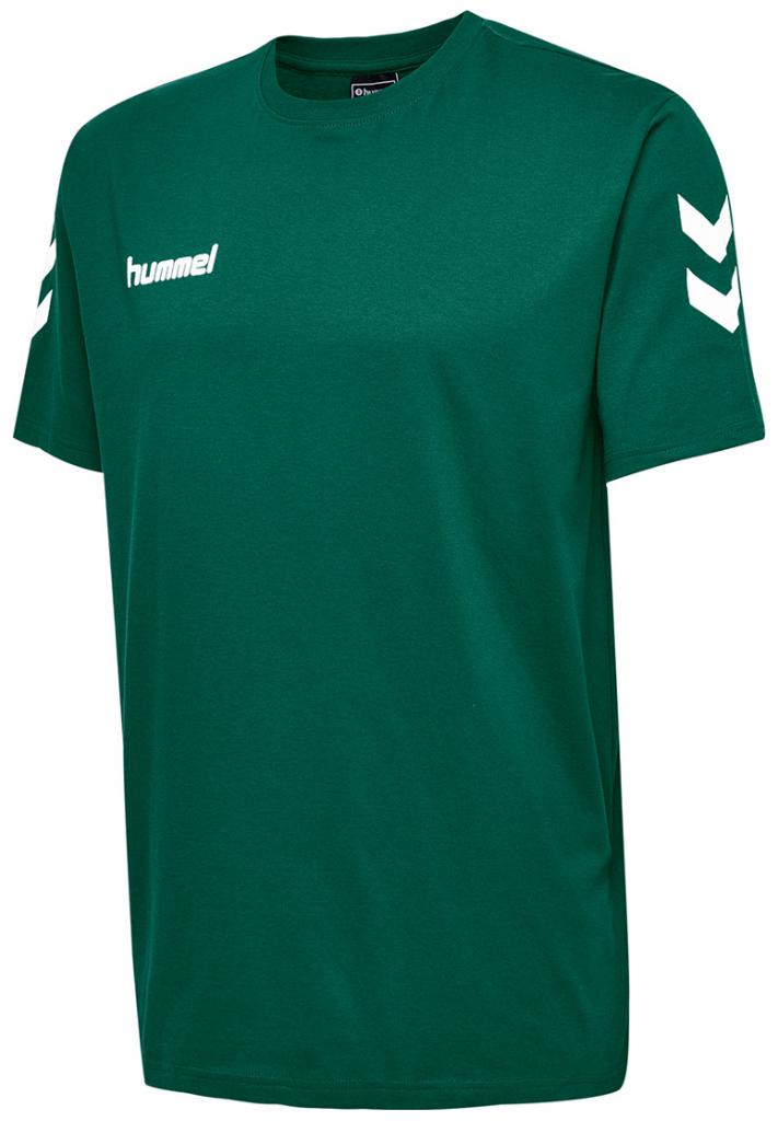Футболка HMLGO COTTON T-SHIRT S/S 203-566-6140-XL Взрослые Мужской ЗЕЛЁНЫЙ