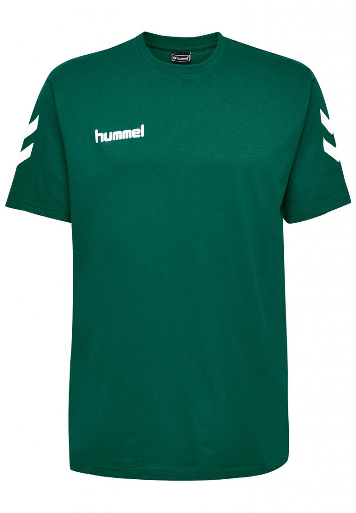 Футболка HMLGO COTTON T-SHIRT S/S 203-566-6140-S Взрослые Мужской ЗЕЛЁНЫЙ