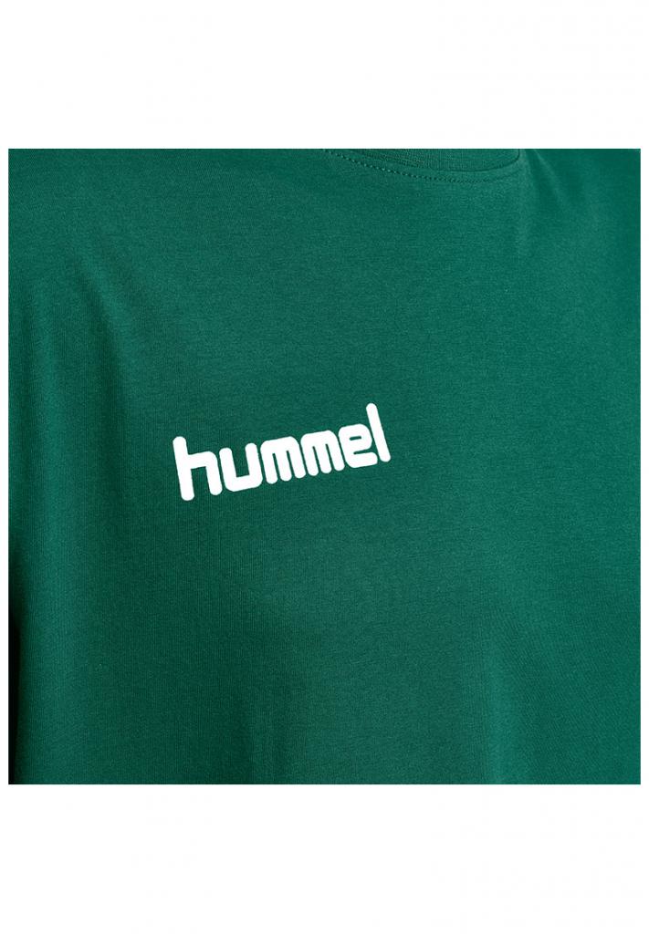 Футболка HMLGO COTTON T-SHIRT S/S 203-566-6140-S Взрослые Мужской ЗЕЛЁНЫЙ