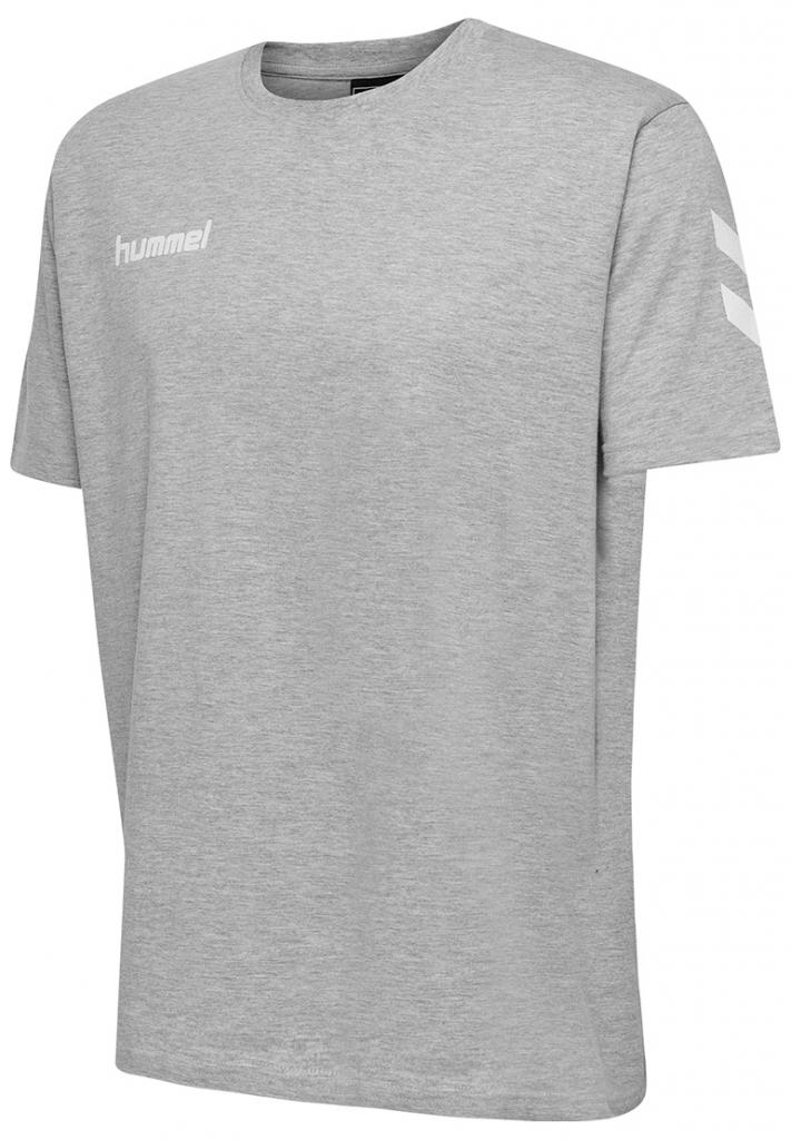 Футболка HMLGO COTTON T-SHIRT S / S 203-566-2006-S Дорослі Чоловіча СІРИЙ