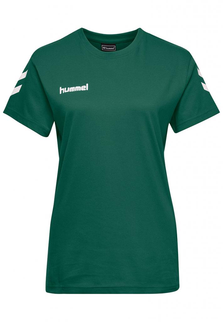 Футболка жіноча HMLGO COTTON T-SHIRT WOMAN S / S 203-440-6140-S Дорослі Жіноча ЗЕЛЕНИЙ