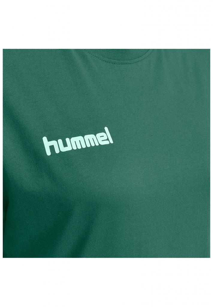 Футболка жіноча HMLGO COTTON T-SHIRT WOMAN S / S 203-440-6140-S Дорослі Жіноча ЗЕЛЕНИЙ