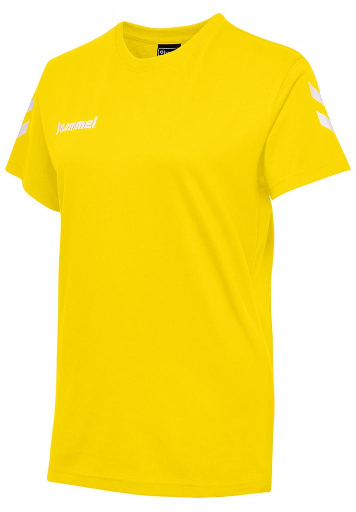 Футболка жіноча HMLGO COTTON T-SHIRT WOMAN S / S 203-440-5001-XS Дорослі Жіноча ЖОВТИЙ