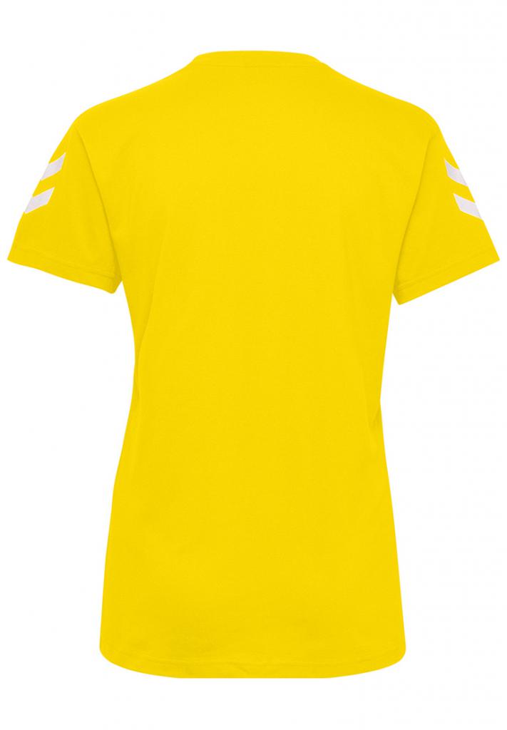 Футболка жіноча HMLGO COTTON T-SHIRT WOMAN S / S 203-440-5001-XS Дорослі Жіноча ЖОВТИЙ