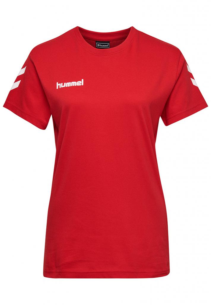 Футболка жіноча HMLGO COTTON T-SHIRT WOMAN S / S 203-440-3062-XS Дорослі Жіноча ЧЕРВОНИЙ
