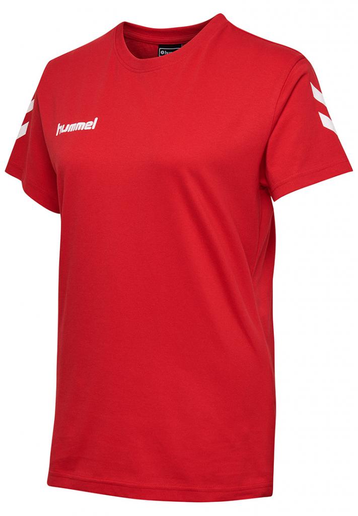 Футболка жіноча HMLGO COTTON T-SHIRT WOMAN S / S 203-440-3062-XS Дорослі Жіноча ЧЕРВОНИЙ