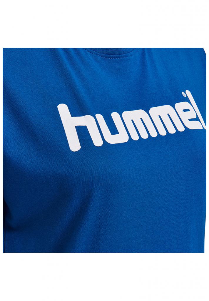 Футболка жіноча HMLGO COTTON LOGO T-SHIRT WOMAN S / S 203-518-7045-XS Дорослі Жіноча СИНІЙ