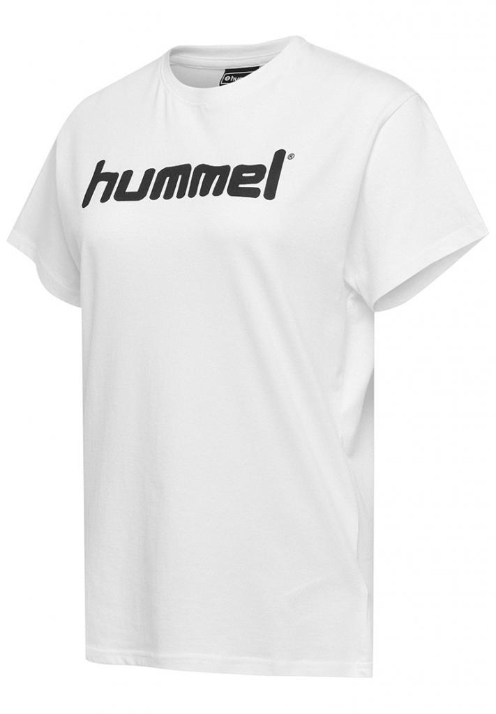 Футболка жіноча HMLGO COTTON LOGO T-SHIRT WOMAN S / S 203-518-9001-S Дорослі Жіноча БІЛИЙ