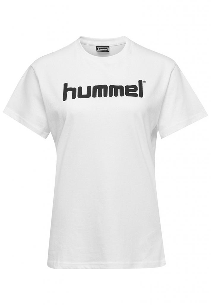 Футболка жіноча HMLGO COTTON LOGO T-SHIRT WOMAN S / S 203-518-9001-S Дорослі Жіноча БІЛИЙ