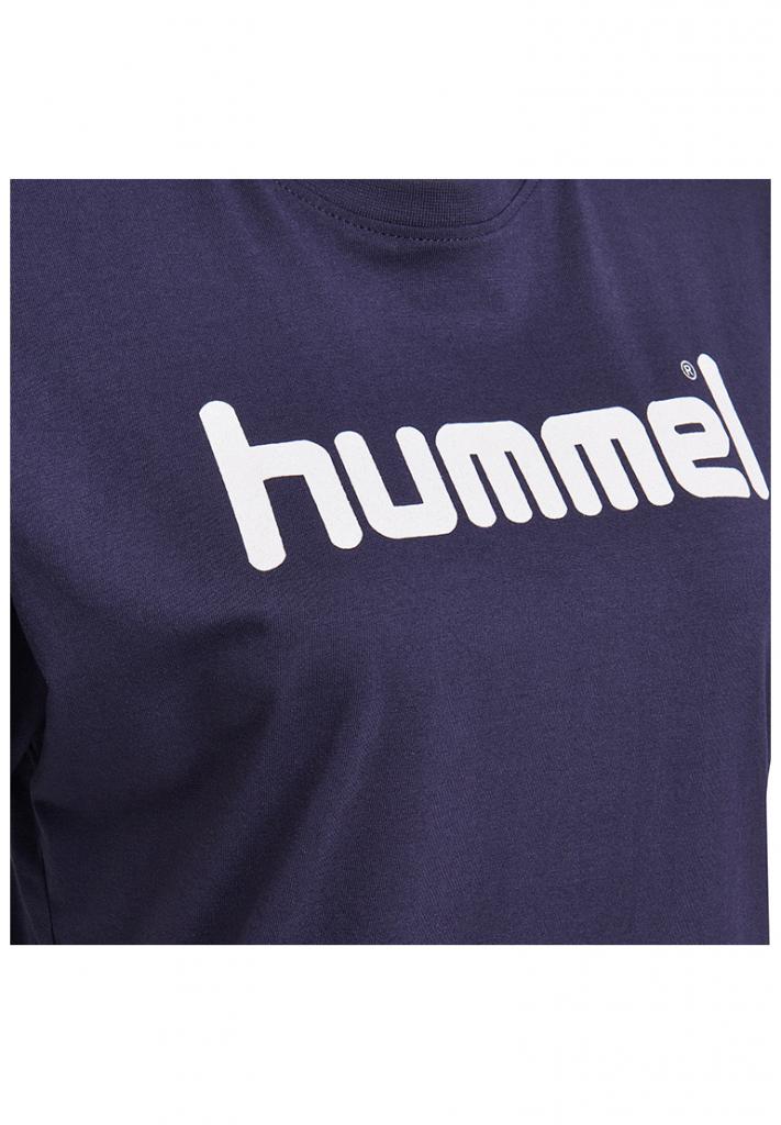 Футболка женская HMLGO COTTON LOGO T-SHIRT WOMAN S/S 203-518-7026-S Взрослые Женский ТЕМНО-СИНИЙ