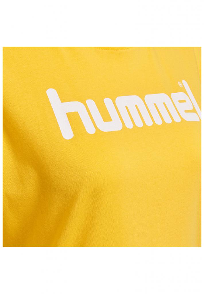 Футболка женская HMLGO COTTON LOGO T-SHIRT WOMAN S/S 203-518-5001-L Взрослые Женский ЖЕЛТЫЙ