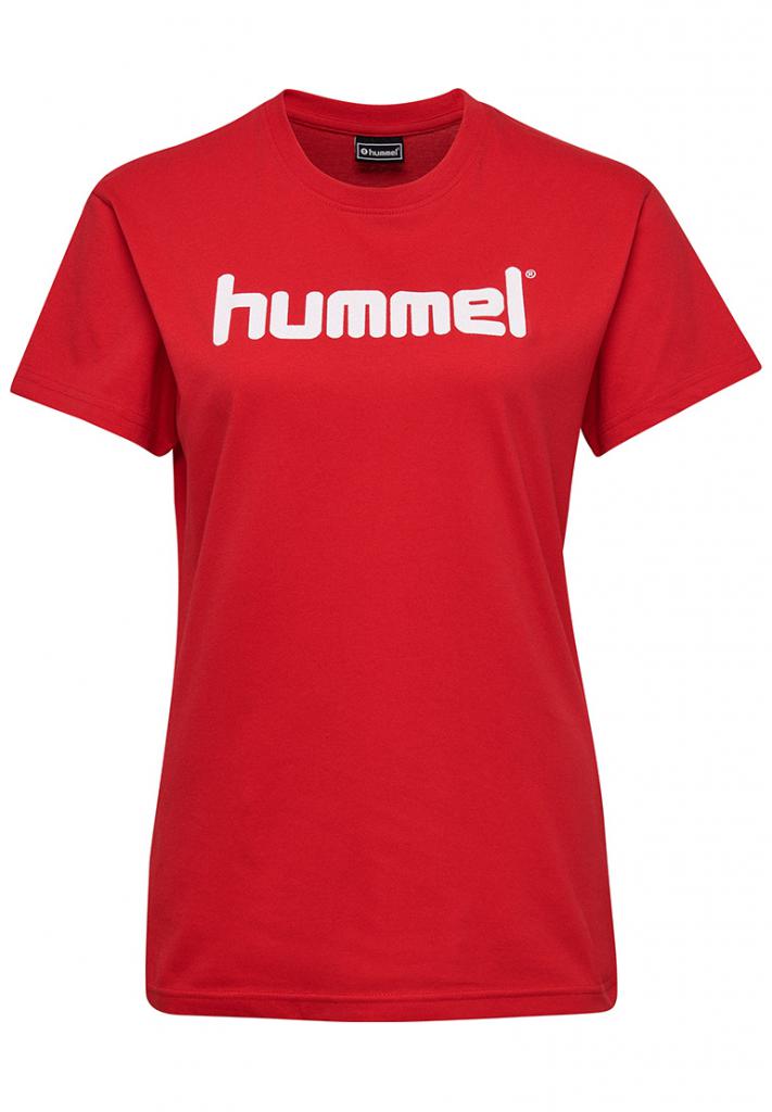 Футболка жіноча HMLGO COTTON LOGO T-SHIRT WOMAN S / S 203-518-3062-L Дорослі Жіноча ЧЕРВОНИЙ