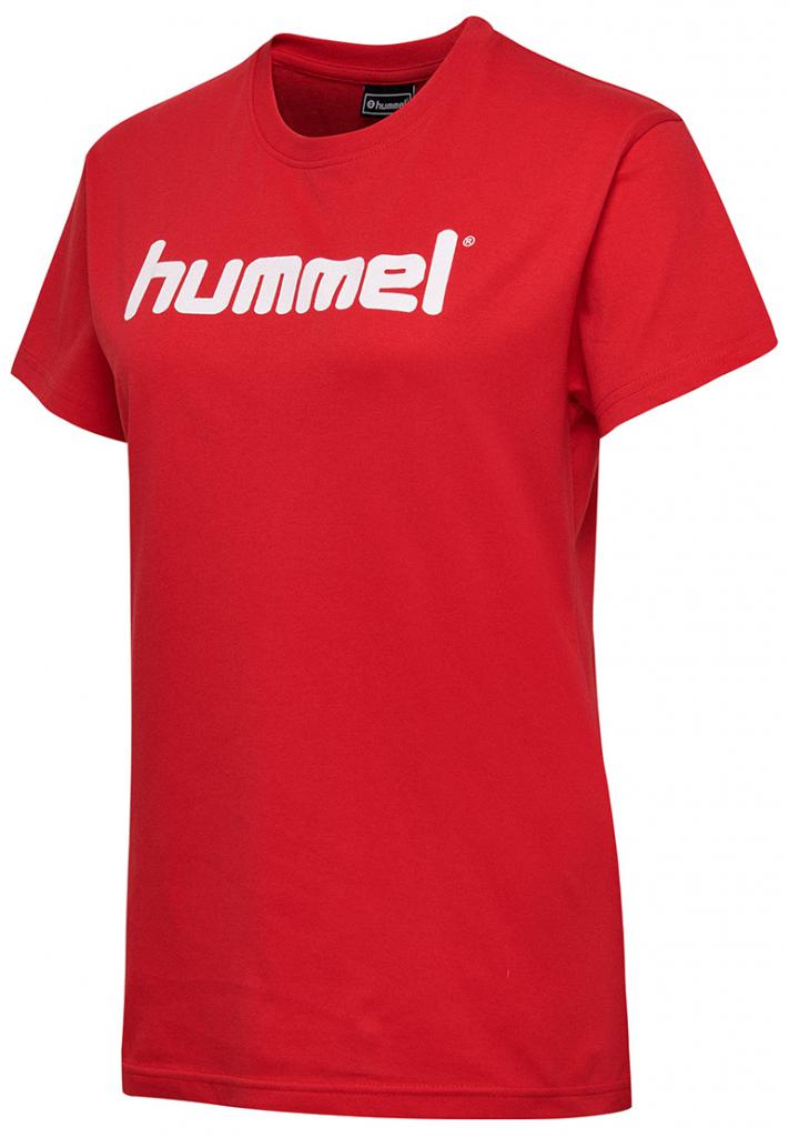 Футболка жіноча HMLGO COTTON LOGO T-SHIRT WOMAN S / S 203-518-3062-XL Дорослі Жіноча ЧЕРВОНИЙ