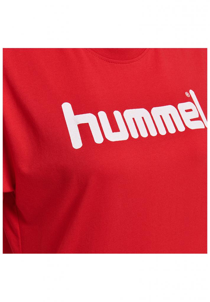 Футболка жіноча HMLGO COTTON LOGO T-SHIRT WOMAN S / S 203-518-3062-M Дорослі Жіноча ЧЕРВОНИЙ