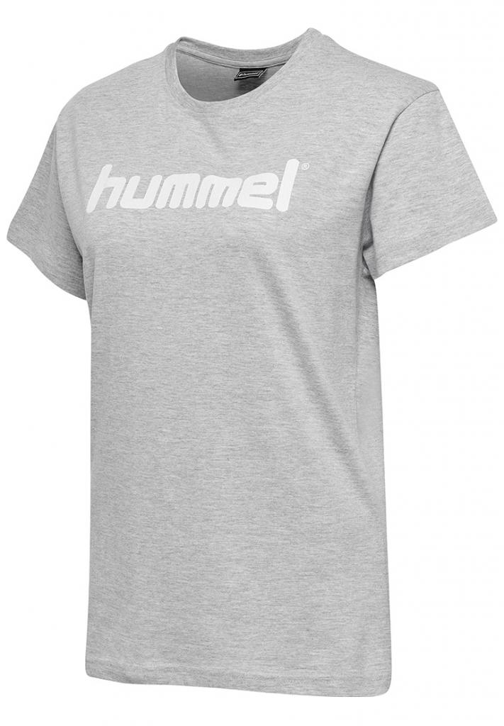Футболка женская HMLGO COTTON LOGO T-SHIRT WOMAN S/S 203-518-2006-S Взрослые Женский СЕРЫЙ