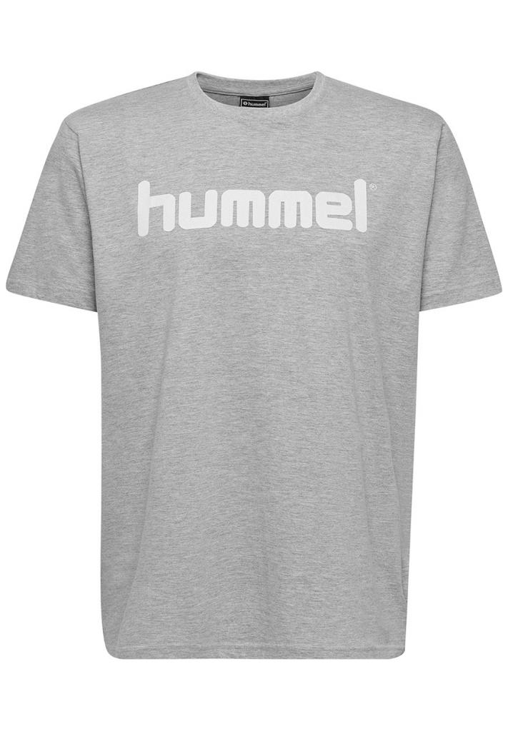 Футболка HMLGO COTTON LOGO T-SHIRT S/S 203-513-2006-XXXL Взрослые Мужской СЕРЫЙ