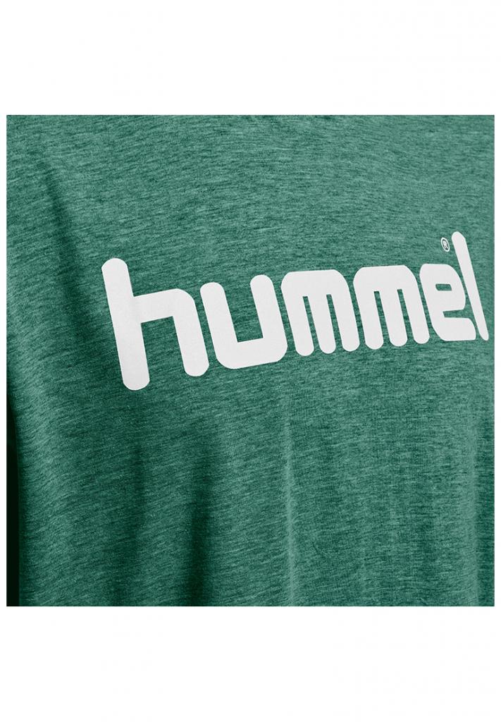 Футболка HMLGO COTTON LOGO T-SHIRT S / S 203-513-6140-S Дорослі Чоловіча ЗЕЛЕНИЙ