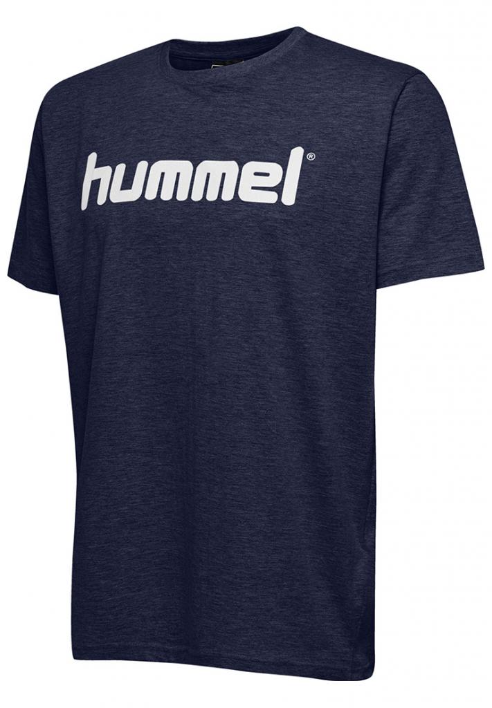 Футболка HMLGO COTTON LOGO T-SHIRT S/S 203-513-7026-M Взрослые Мужской ТЕМНО-СИНИЙ